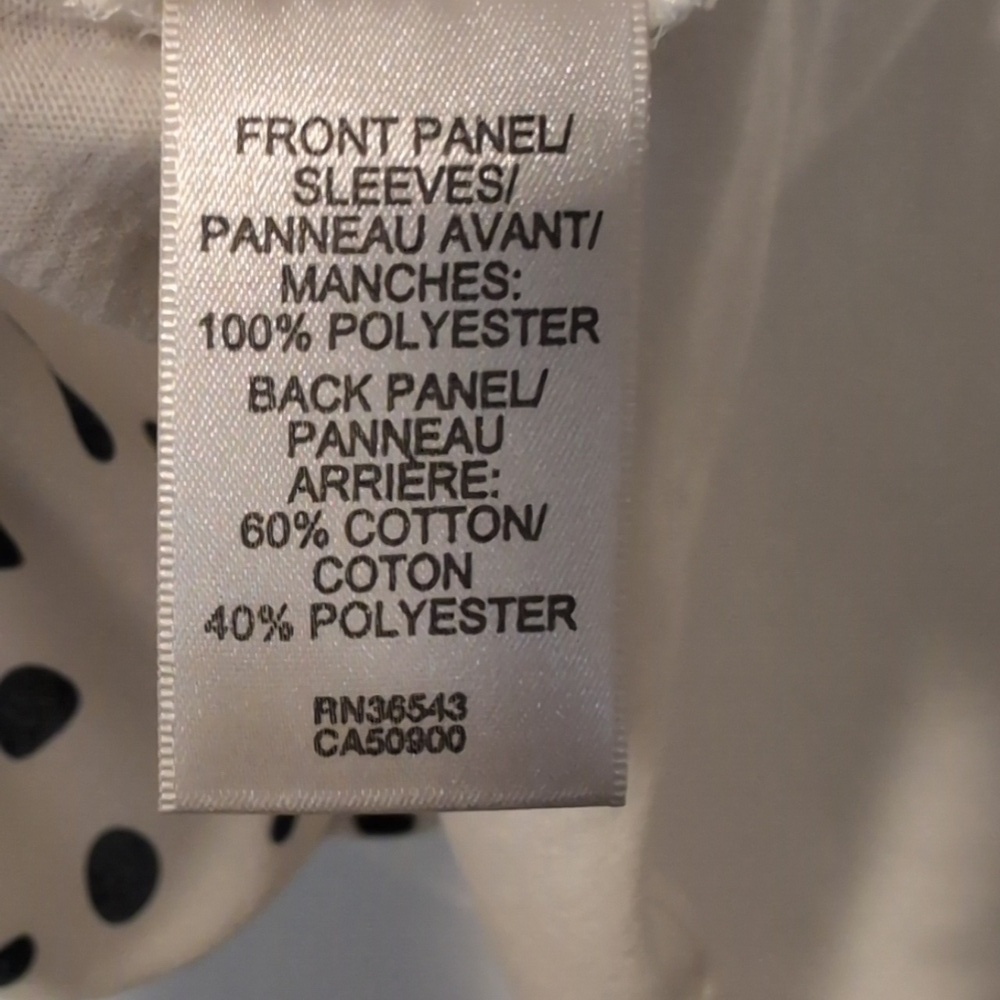 Van Heusen Women's Polka Dot Tunic Top - Picture 4 of 5